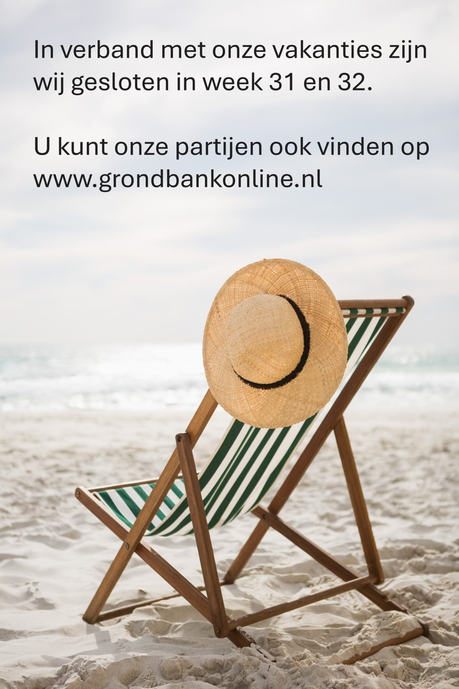 GR. de Peel is gesloten in week 31 en 32